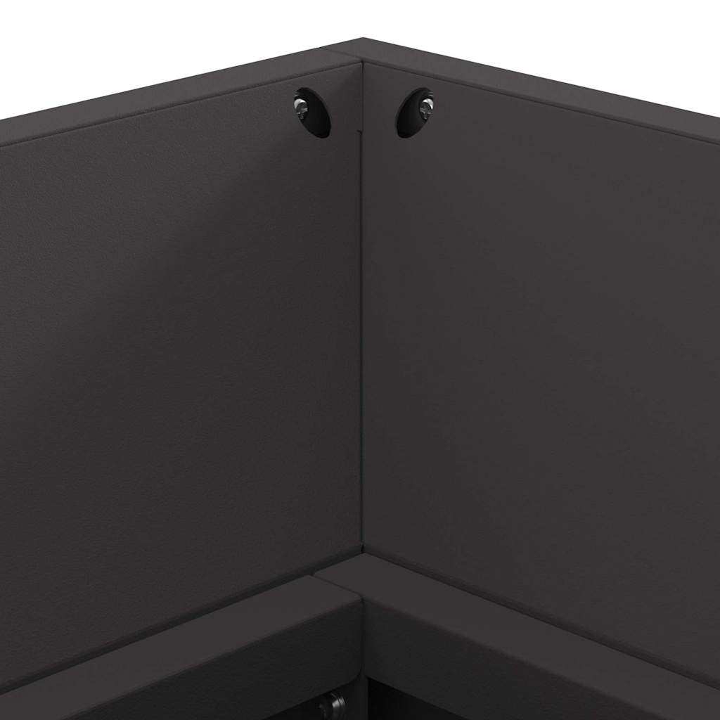 Kamin Crna 160 x 45 x 35 cm Čelik