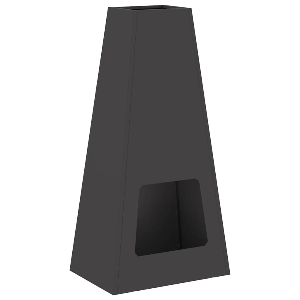 Kamin Crna Veličina 50 x 35 x 100 cm Čelik