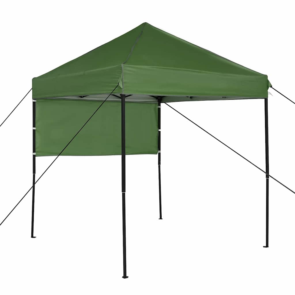 Šator s nadstrešnicom Zelena 194 x 194 x 251 cm tkanina