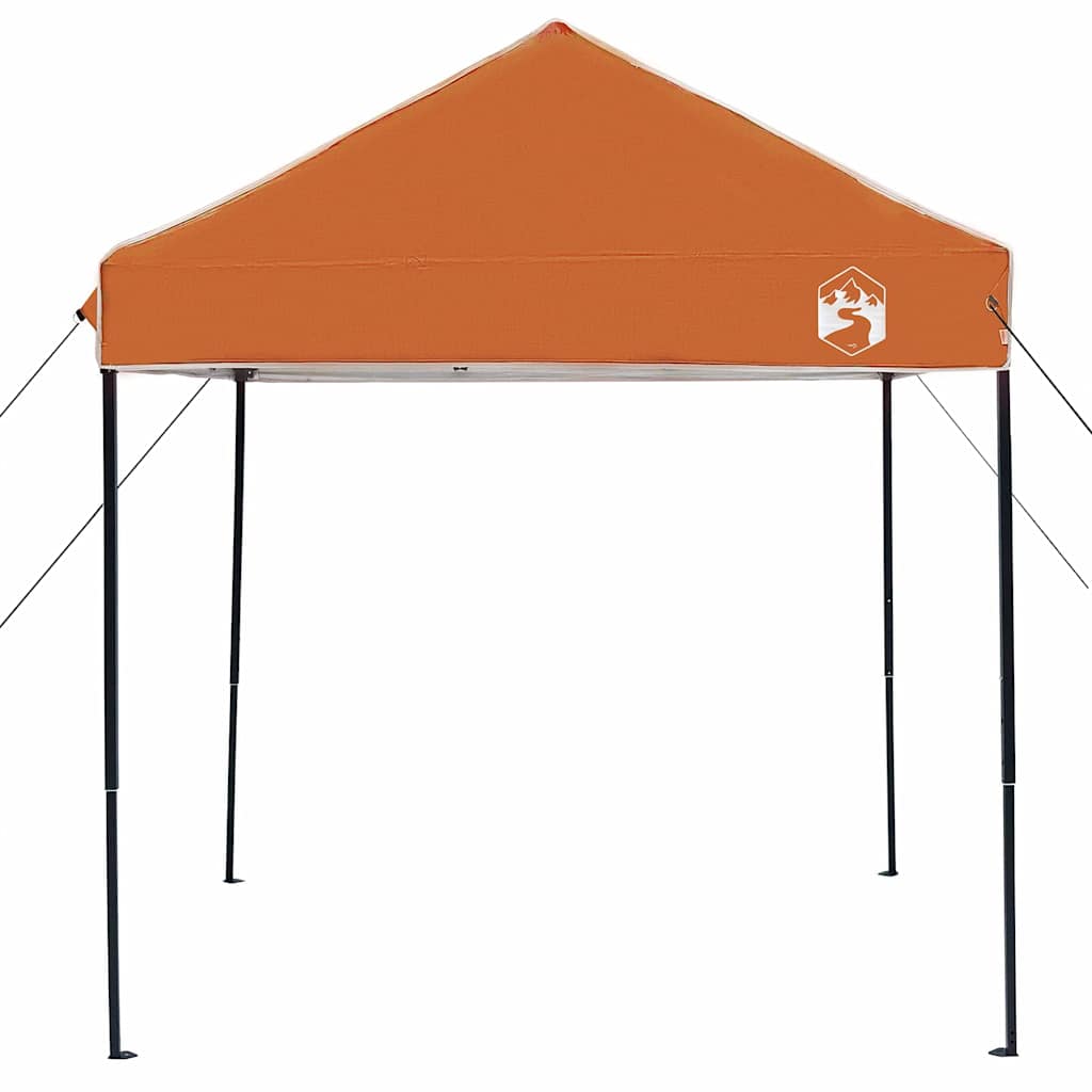 Šator s nadstrešnicom Narančasta 194 x 194 x 251 cm tkanina