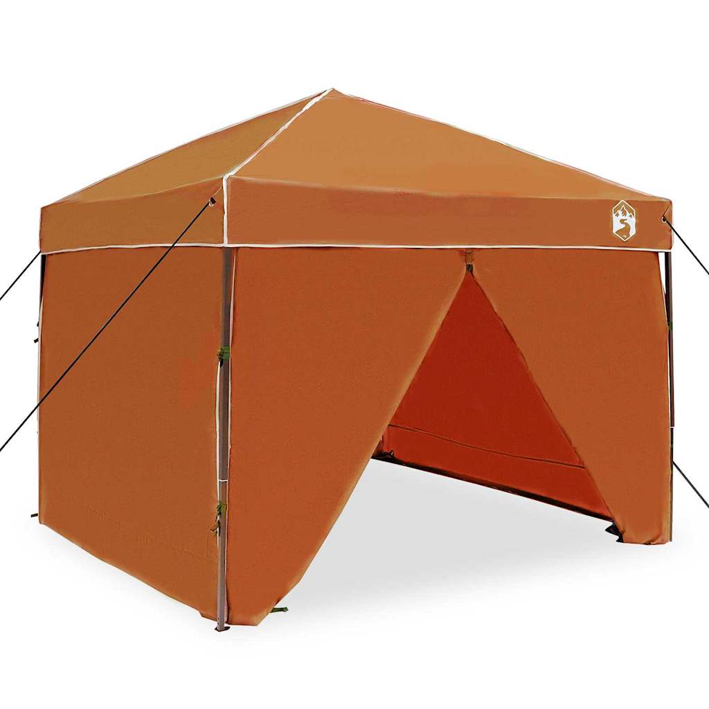 Šator s nadstrešnicom Narančasta 243 x 243 x 251 cm tkanina