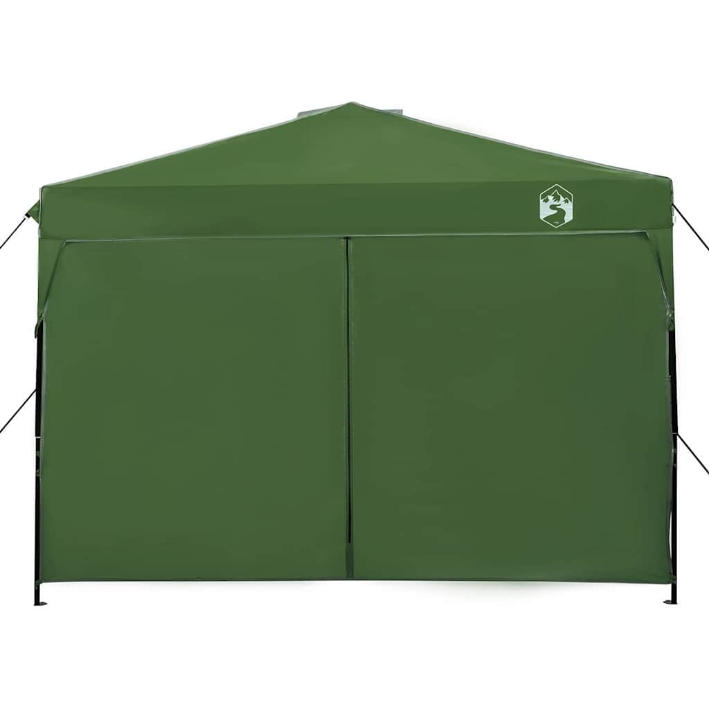 Šator s nadstrešnicom Zelena 290 x 290 x 251 cm tkanina