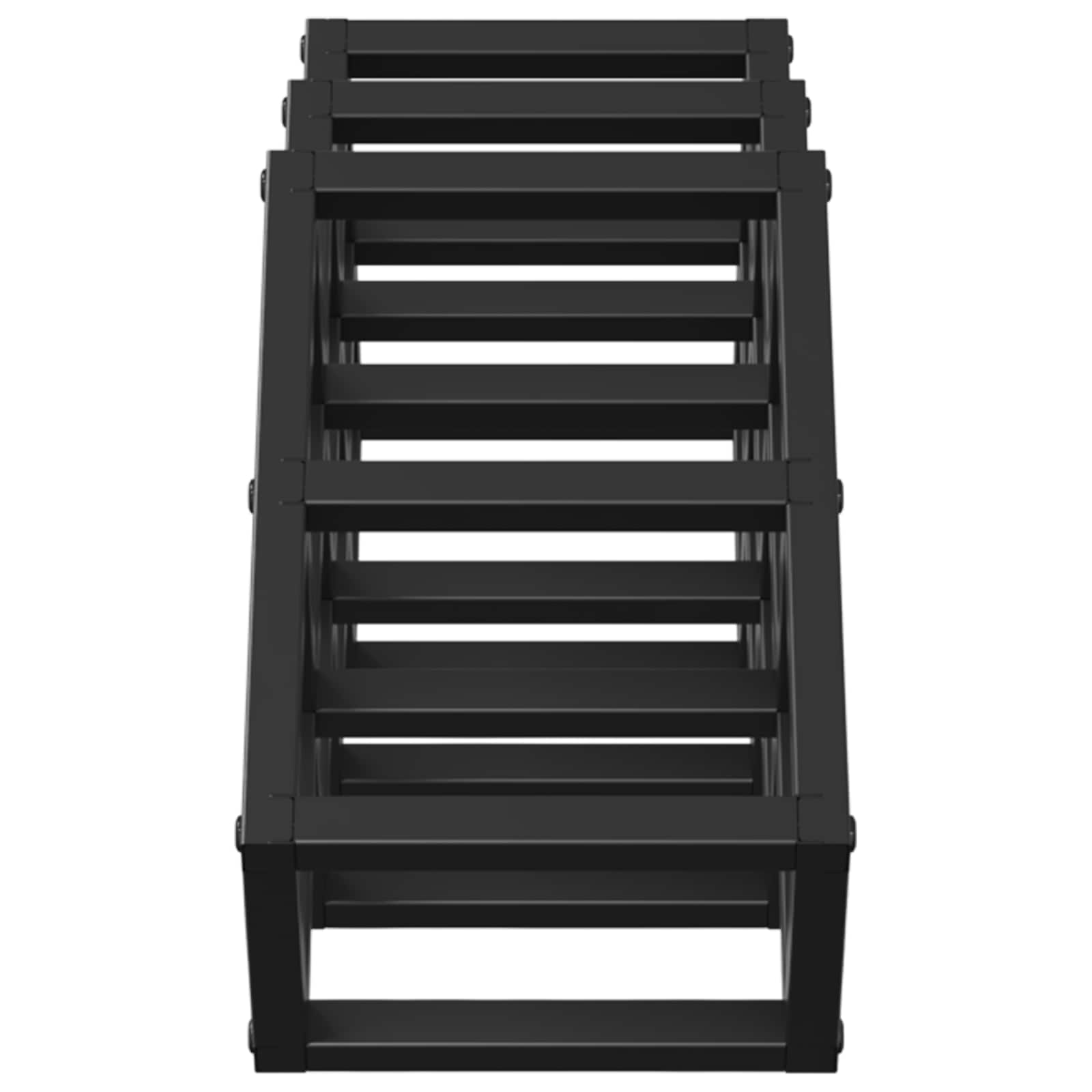 Stalak za vino Crni hrast 63 x 16,5 x 25 cm