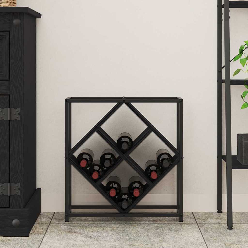 Stalak za vino Crni hrast 51 x 18 x 52,5 cm Konstruirano drvo