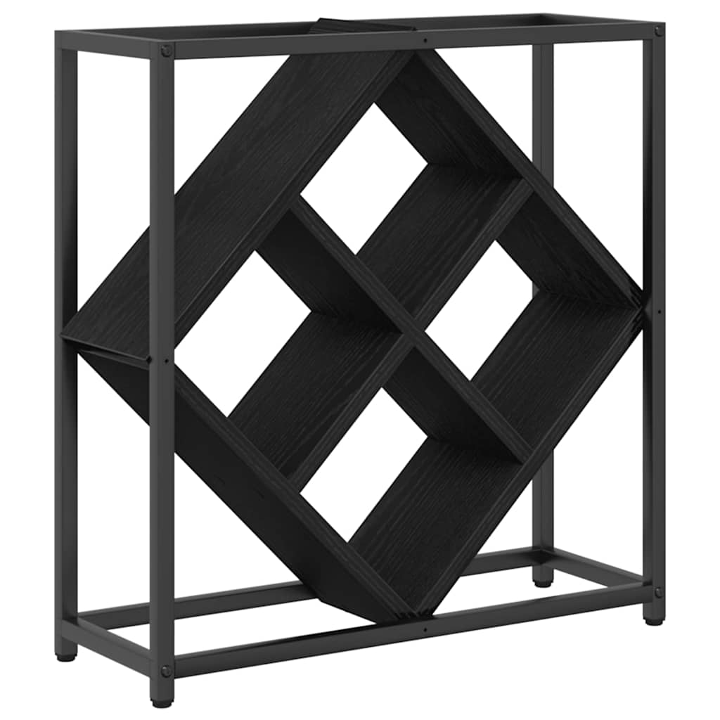 Stalak za vino Crni hrast 51 x 18 x 52,5 cm Konstruirano drvo