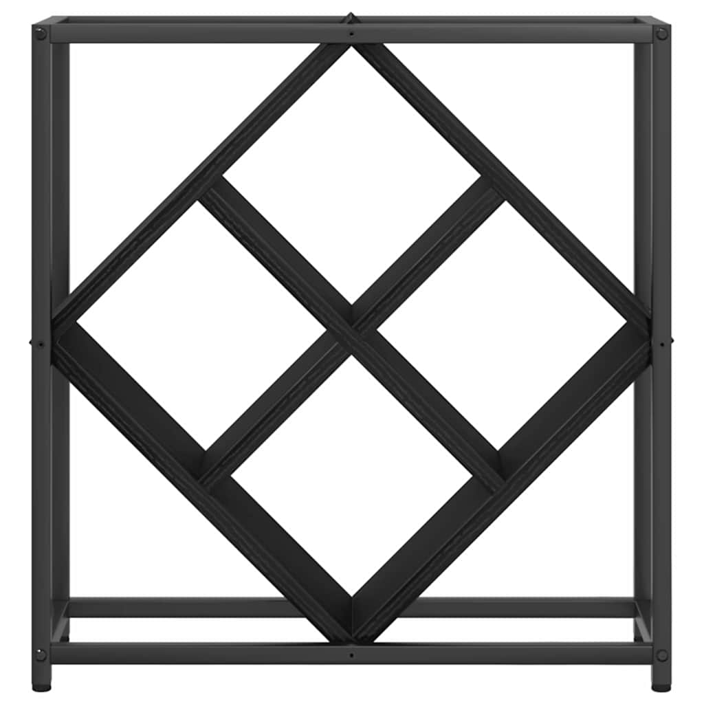 Stalak za vino Crni hrast 51 x 18 x 52,5 cm Konstruirano drvo