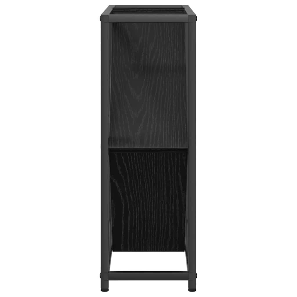Stalak za vino Crni hrast 51 x 18 x 52,5 cm Konstruirano drvo