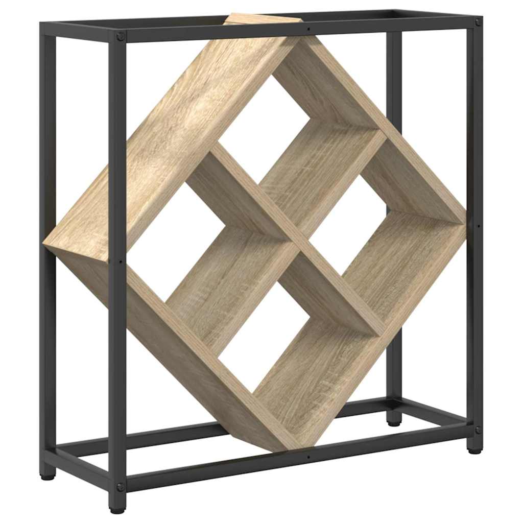 Stalak za vino Sonoma hrast 51 x 18 x 52,5 cm Konstruirano drvo