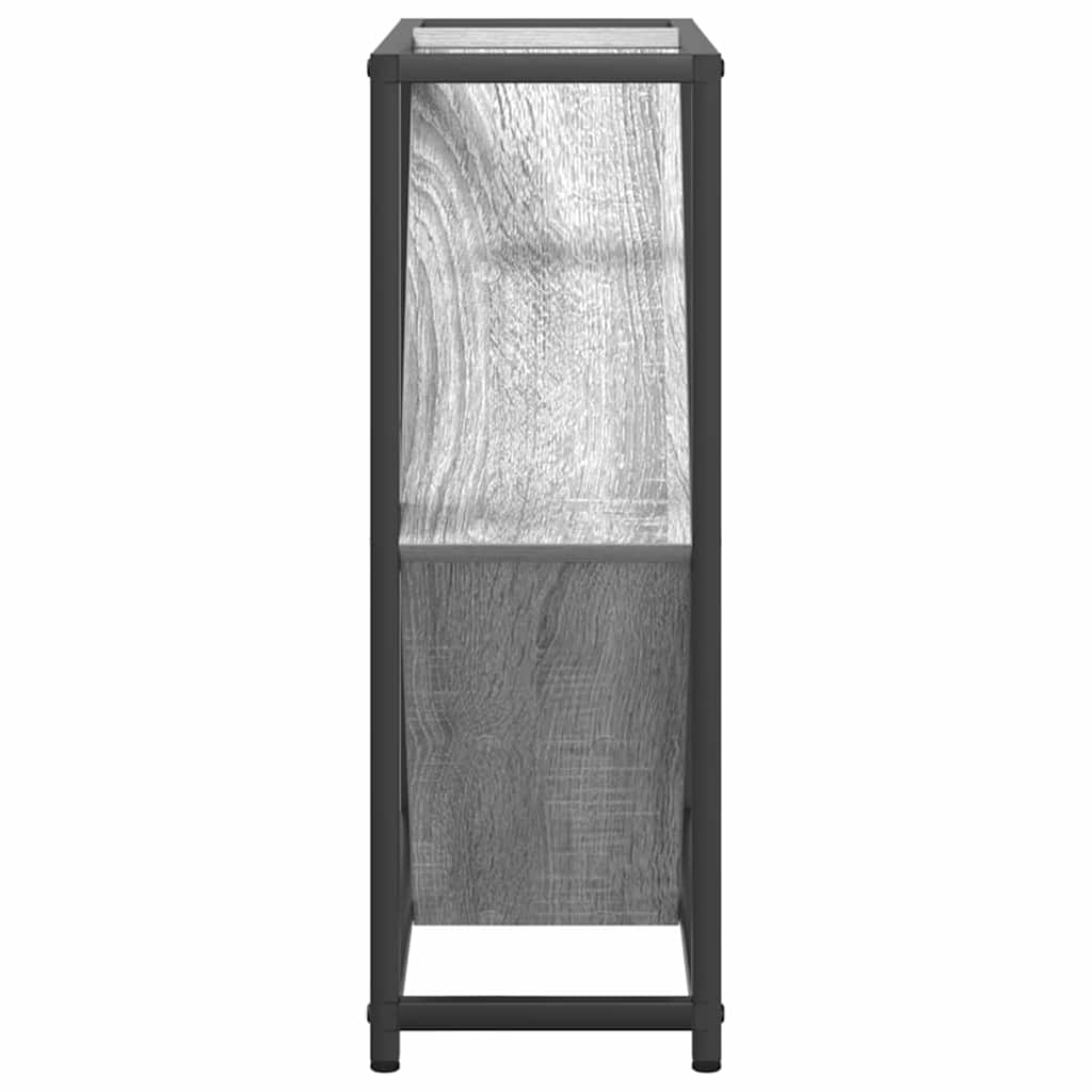 Stalak za vino Siva Sonoma 51 x 18 x 52,5 cm Konstruirano drvo