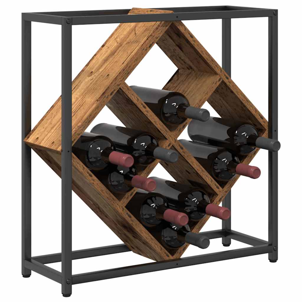 Stalak za vino Staro drvo 51 x 18 x 52,5 cm Konstruirano drvo