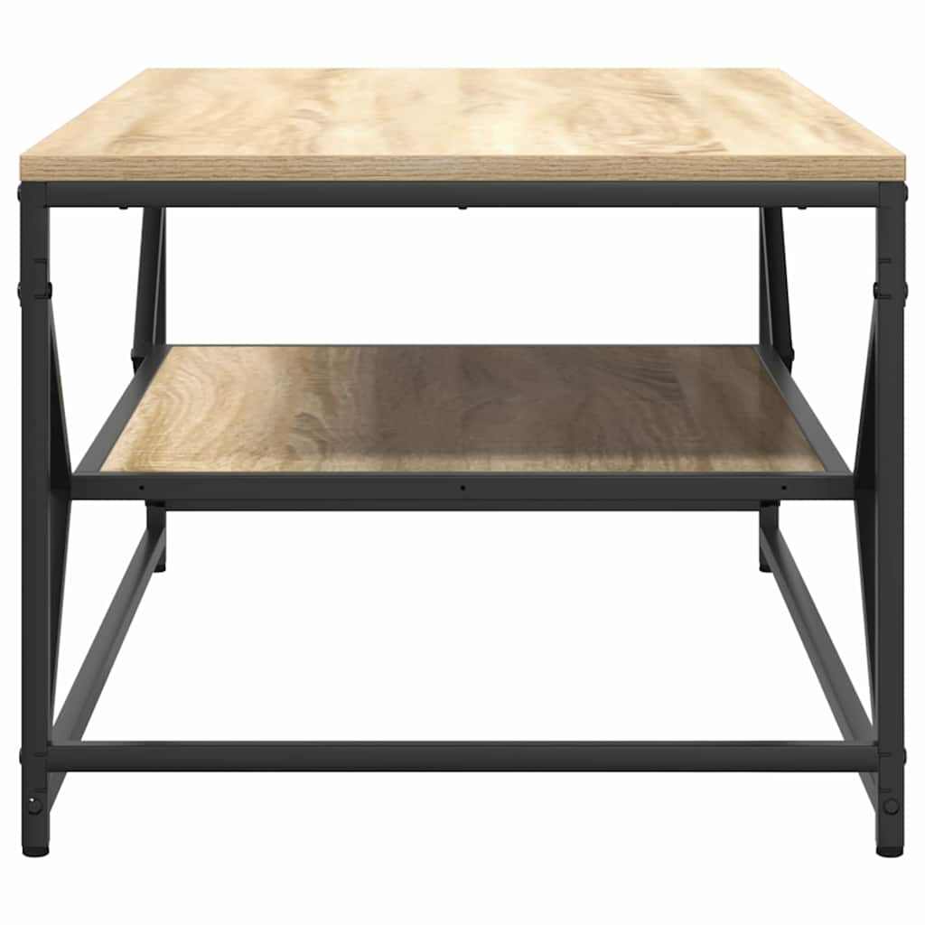 Kava Stol Sonoma hrast 90 x 50 x 40 cm Inženjerska drva i čelik