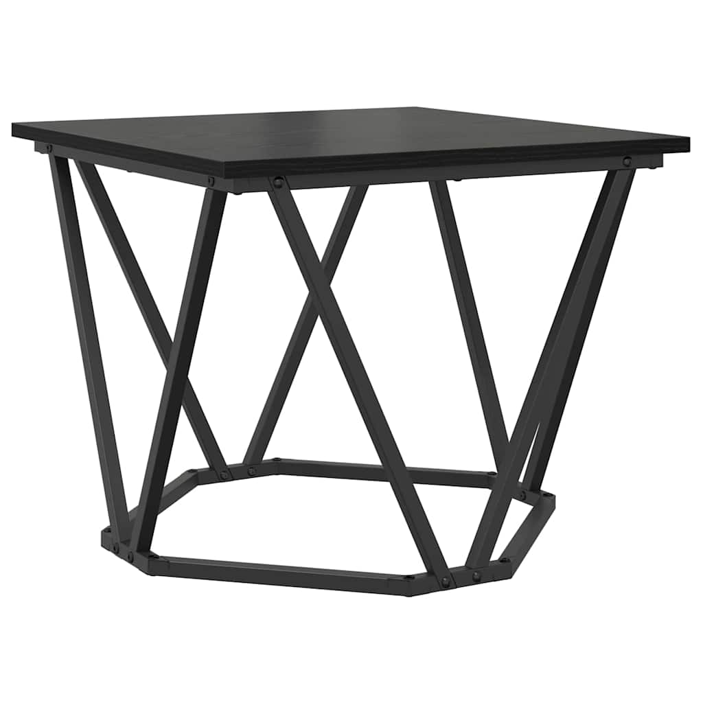 Set pomoćnih stolića 2 pcs Crni hrast 50 x 50 x 40 cm