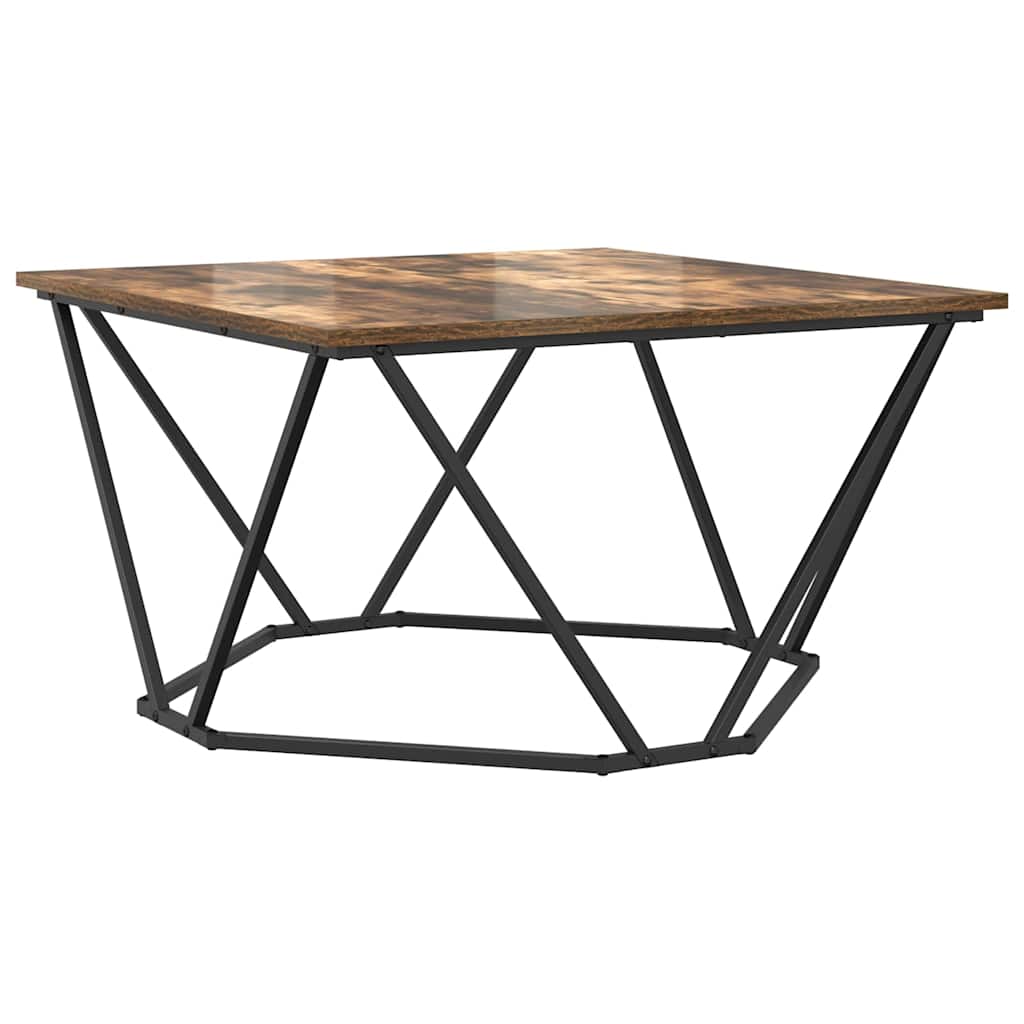 Kava Stol Dimljeni hrast 80 x 80 x 45 cm