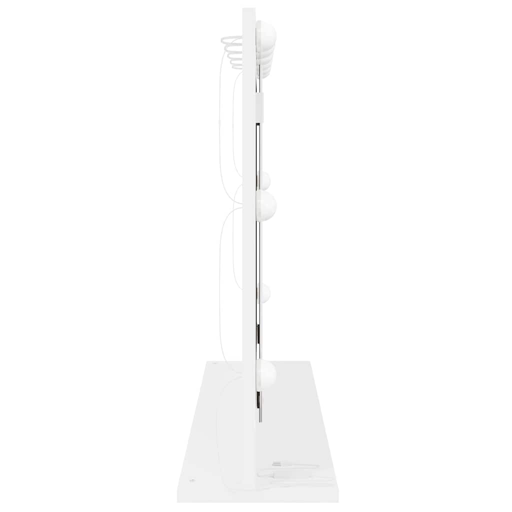 Ogledalo za Toalet Pravokutni Bijelo 80 x 15 x 18 cm