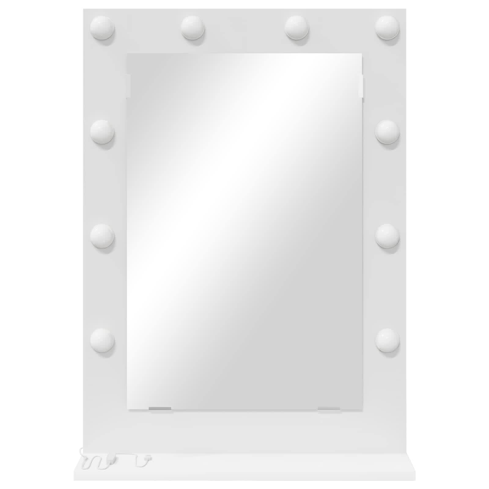 Ogledalo za Toalet Pravokutni Bijelo 70 x 50 x 18 cm