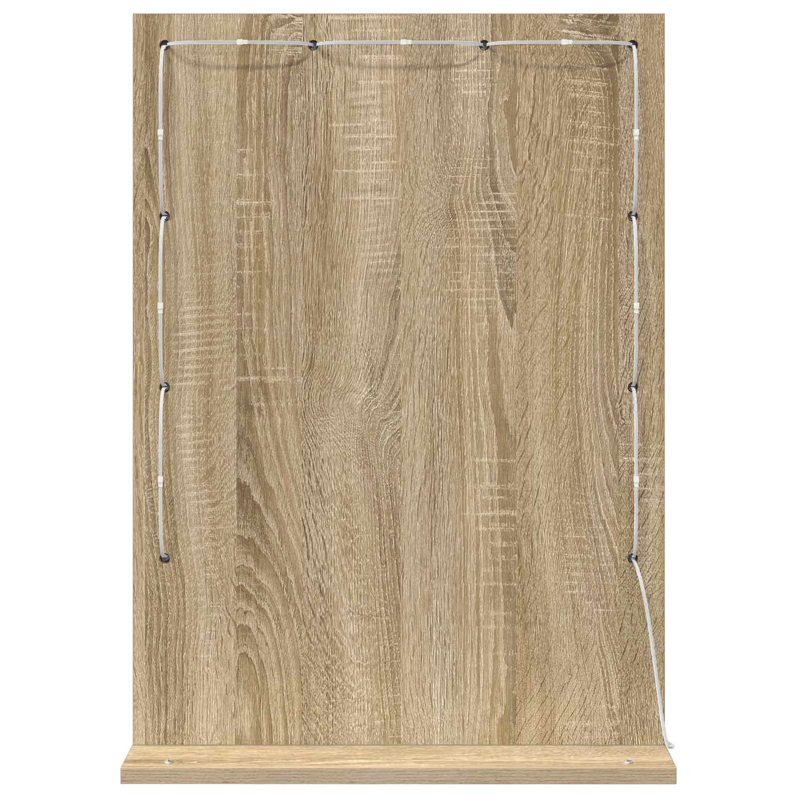 Ogledalo za Toalet Pravokutni Sonoma hrast 70 x 50 x 18 cm