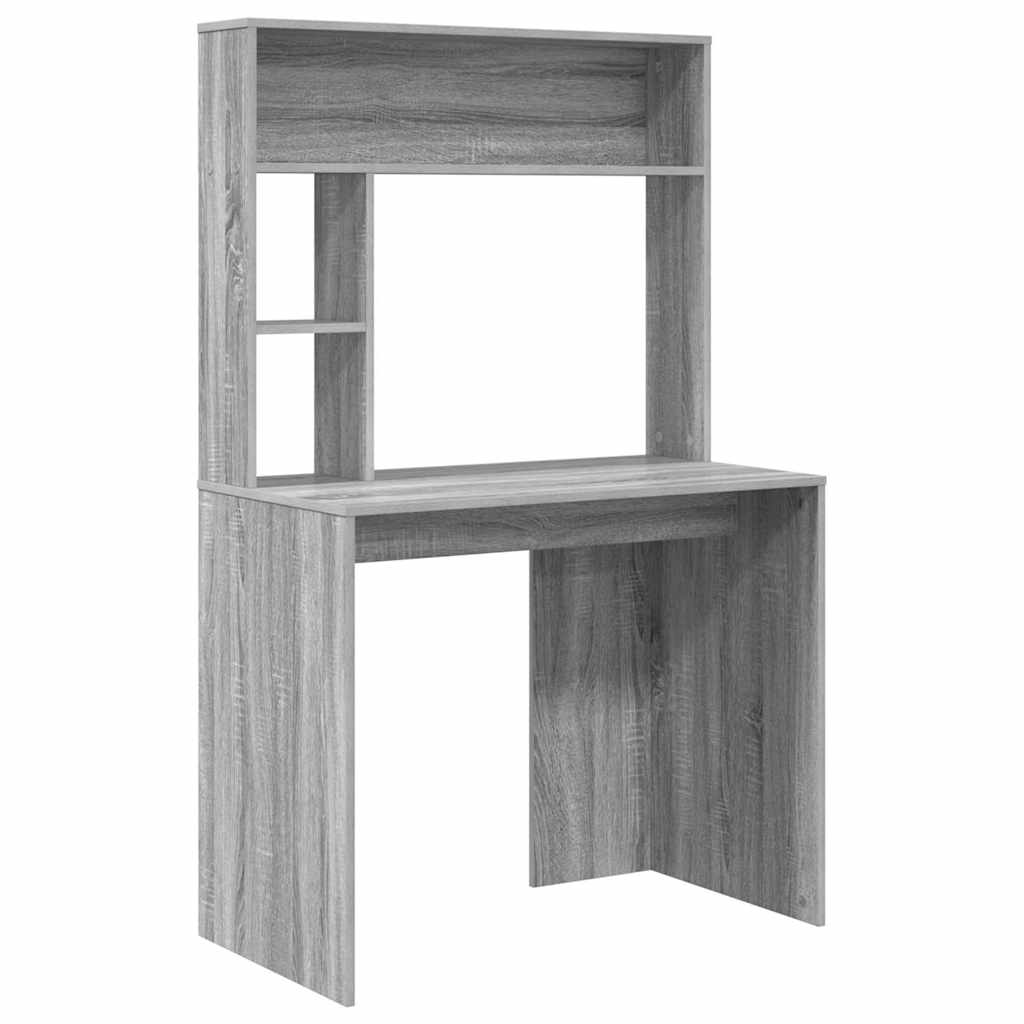 Stol s policom Siva Sonoma 91 x 50 x 149 cm Konstruirano drvo