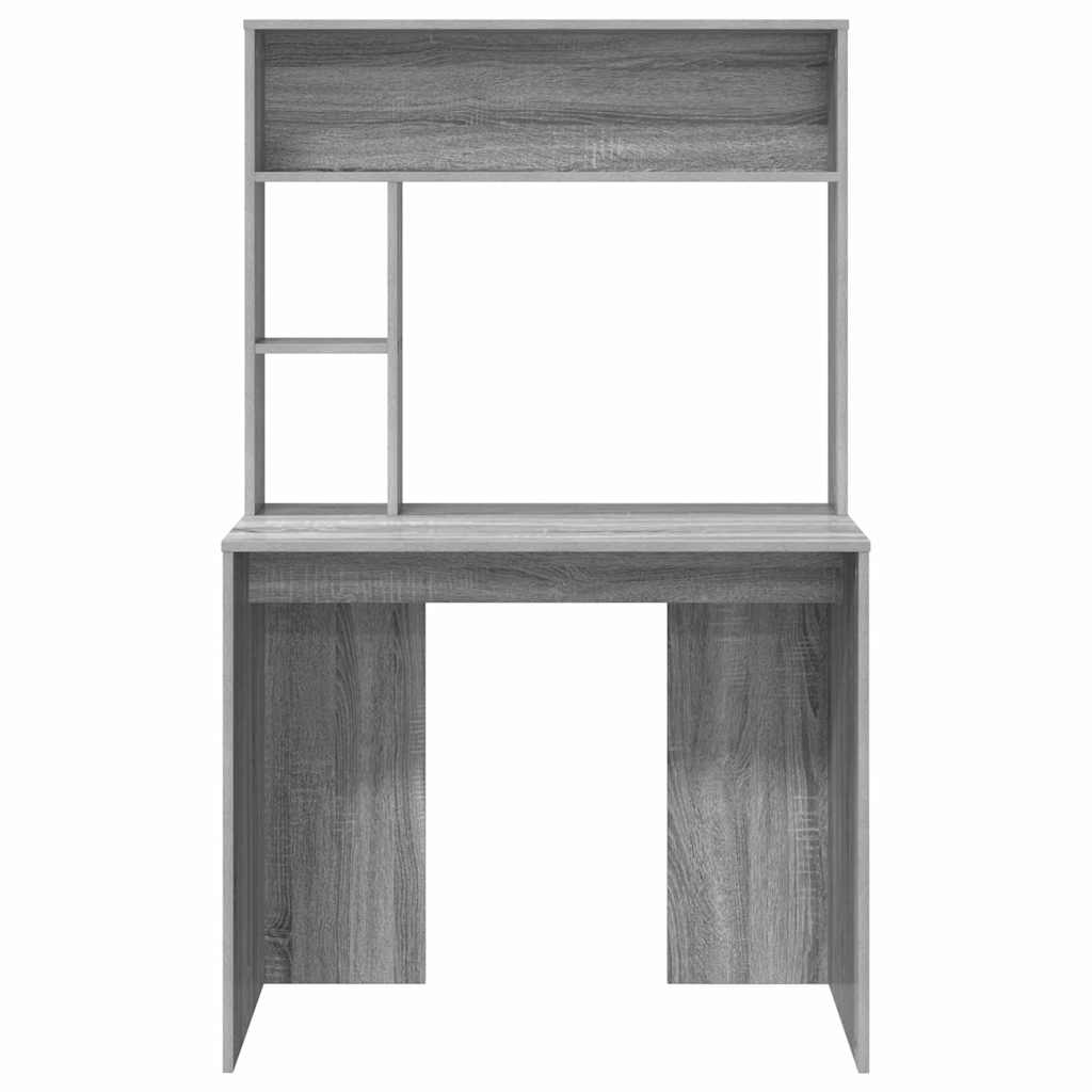 Stol s policom Siva Sonoma 91 x 50 x 149 cm Konstruirano drvo