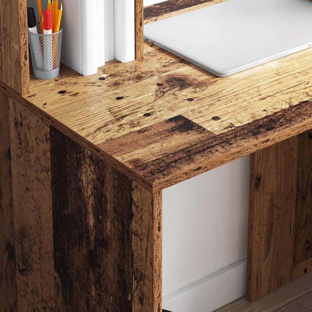 Stol s policom Staro drvo 91 x 50 x 149 cm Konstruirano drvo