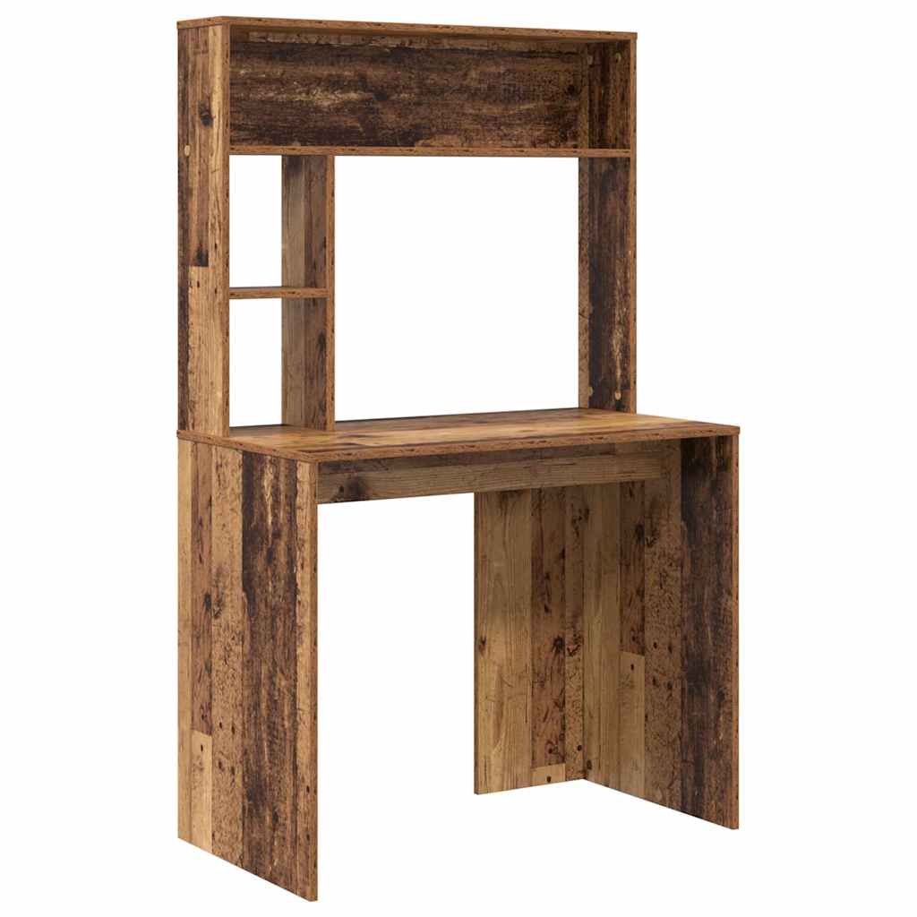 Stol s policom Staro drvo 91 x 50 x 149 cm Konstruirano drvo