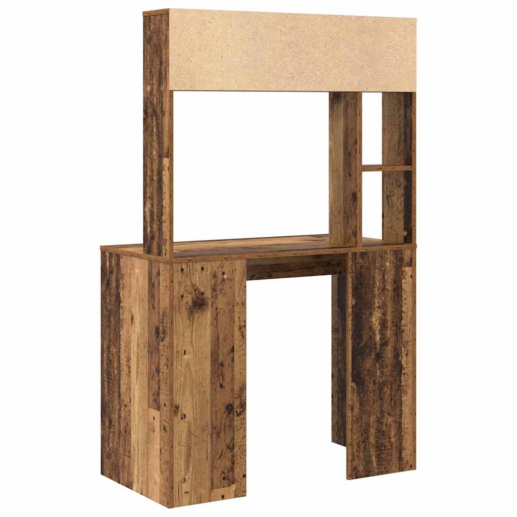 Stol s policom Staro drvo 91 x 50 x 149 cm Konstruirano drvo