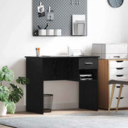 Stol s ladicama Crni hrast 90 x 49 x 75 cm Konstruirano drvo