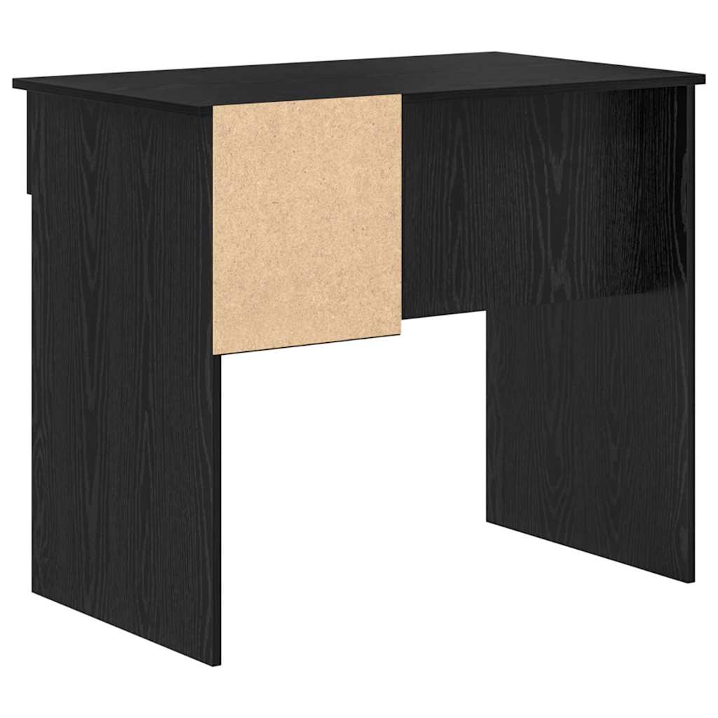Stol s ladicama Crni hrast 90 x 49 x 75 cm Konstruirano drvo