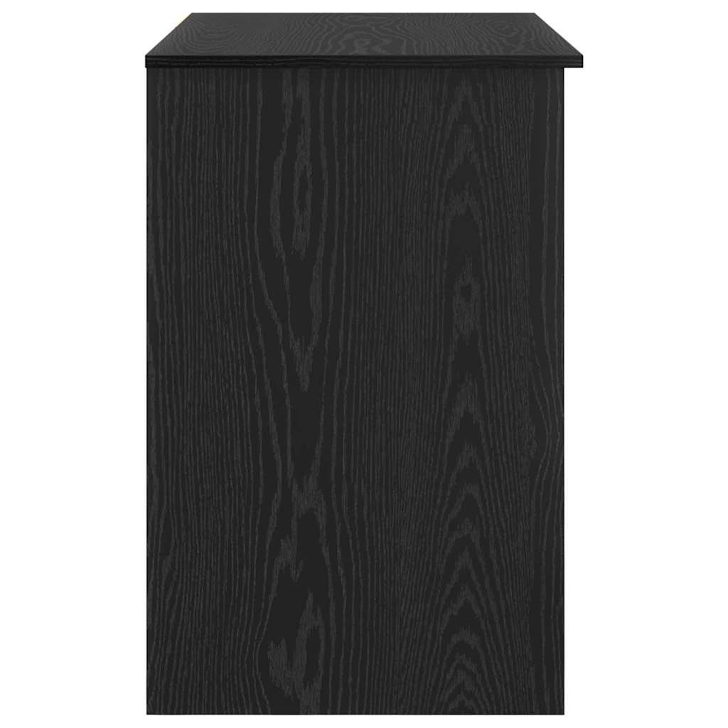 Stol s ladicama Crni hrast 90 x 49 x 75 cm Konstruirano drvo