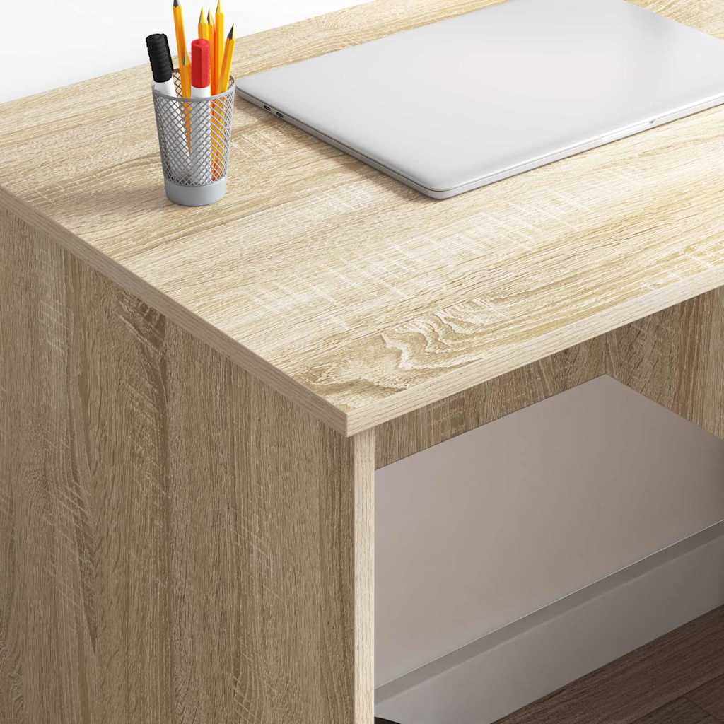 Stol s ladicama Sonoma hrast 90 x 49 x 75 cm Konstruirano drvo