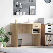 Stol s ladicama Sonoma hrast 90 x 49 x 75 cm Konstruirano drvo