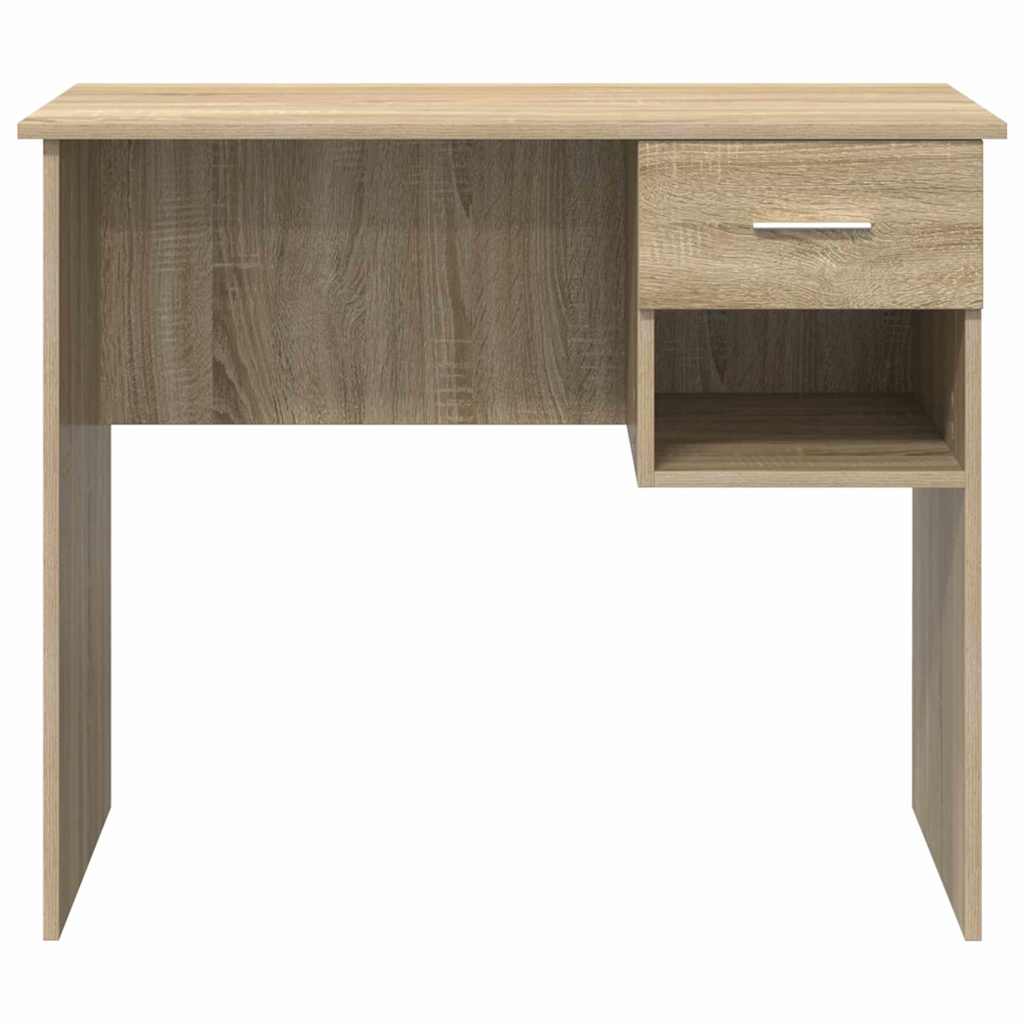 Stol s ladicama Sonoma hrast 90 x 49 x 75 cm Konstruirano drvo