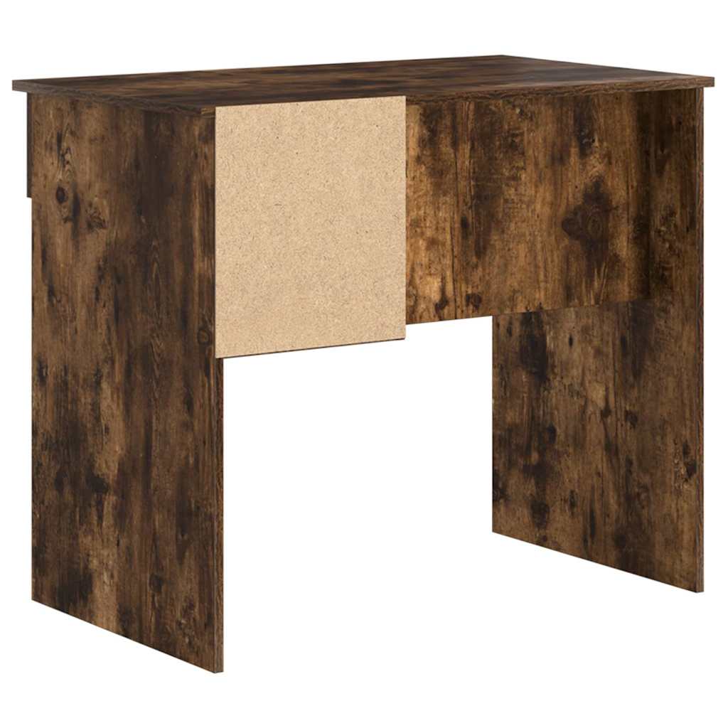 Stol s policom Dimljeni hrast 90 x 49 x 75 cm Konstruirano drvo