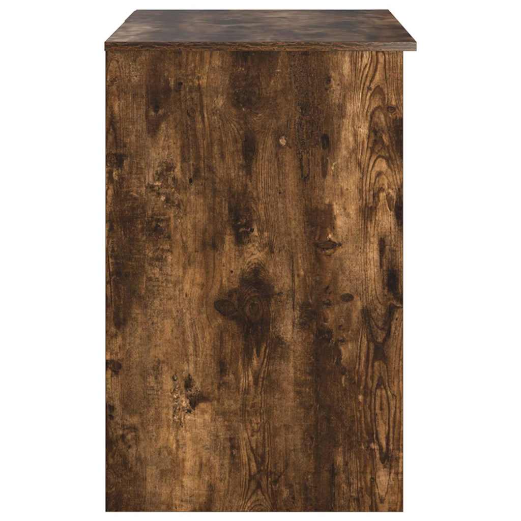 Stol s policom Dimljeni hrast 90 x 49 x 75 cm Konstruirano drvo