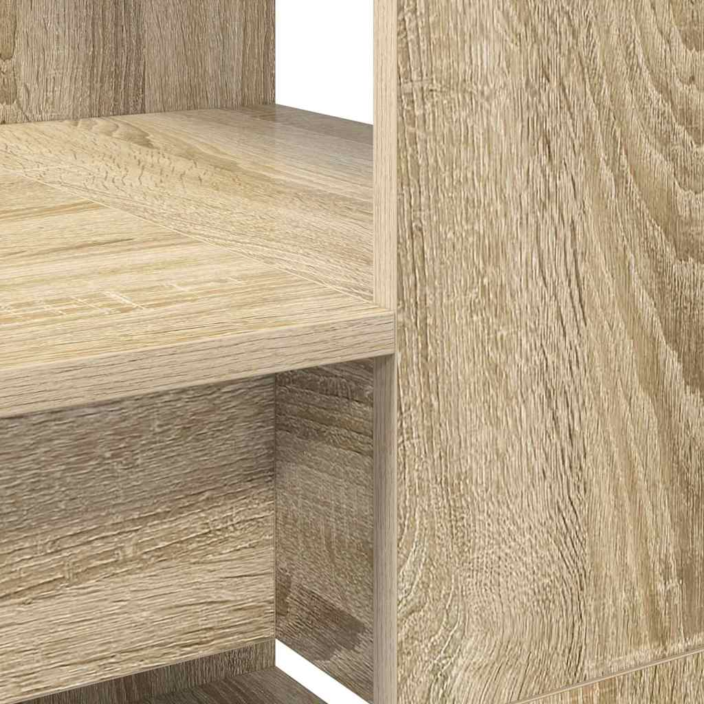 Stol s policom Sonoma hrast 113 x 54 x 120 cm Konstruirano drvo