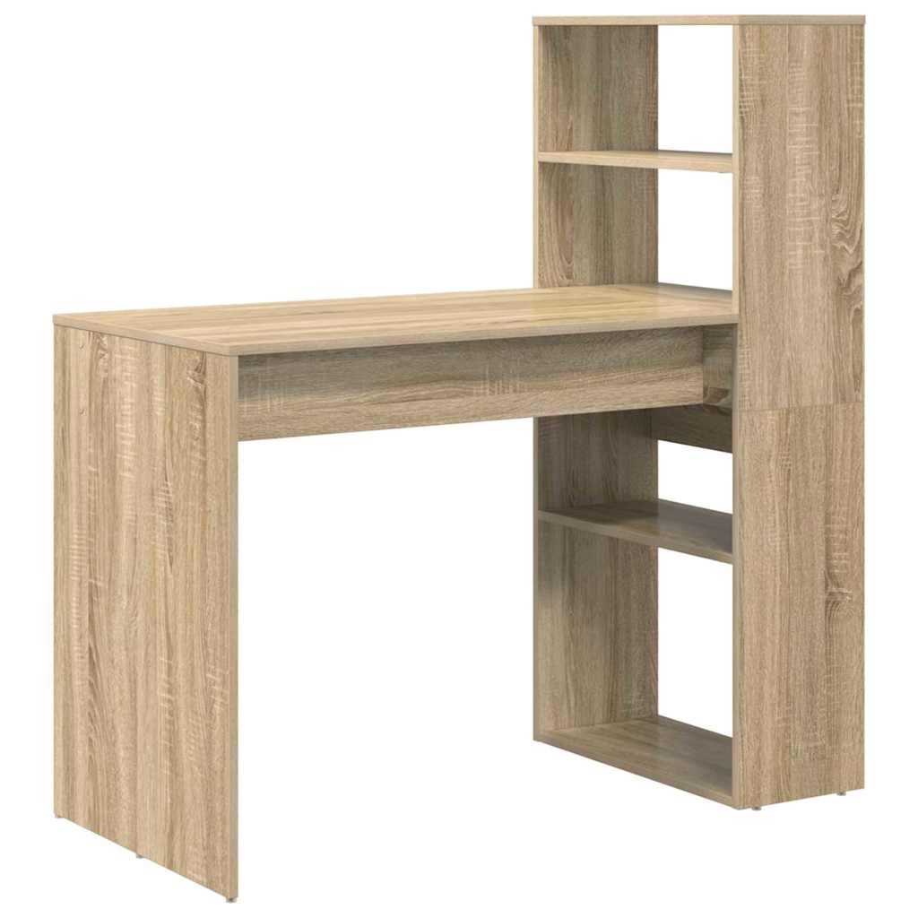 Stol s policom Sonoma hrast 113 x 54 x 120 cm Konstruirano drvo