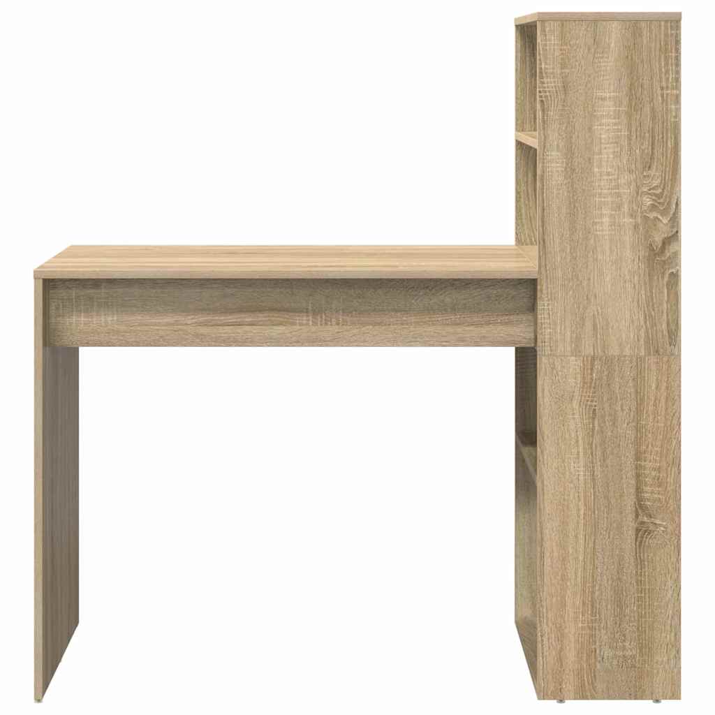 Stol s policom Sonoma hrast 113 x 54 x 120 cm Konstruirano drvo