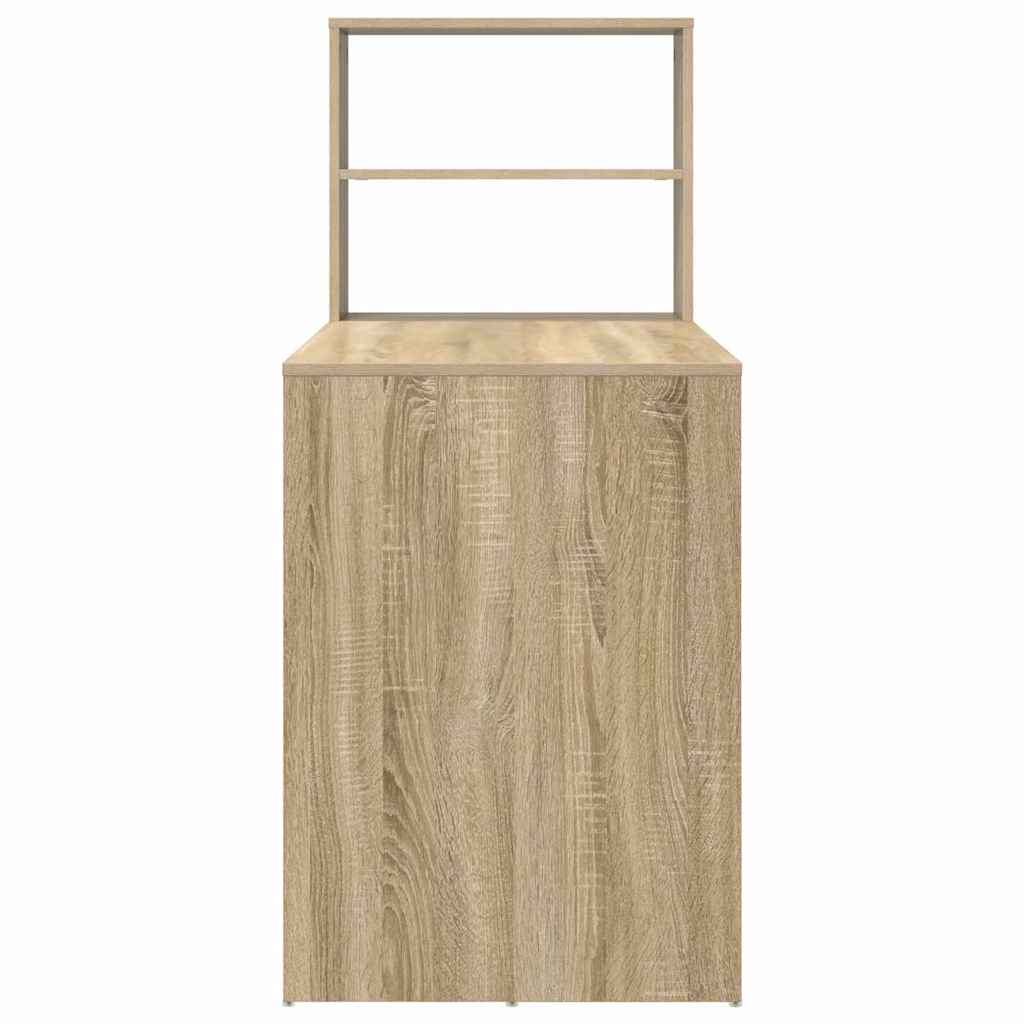 Stol s policom Sonoma hrast 113 x 54 x 120 cm Konstruirano drvo