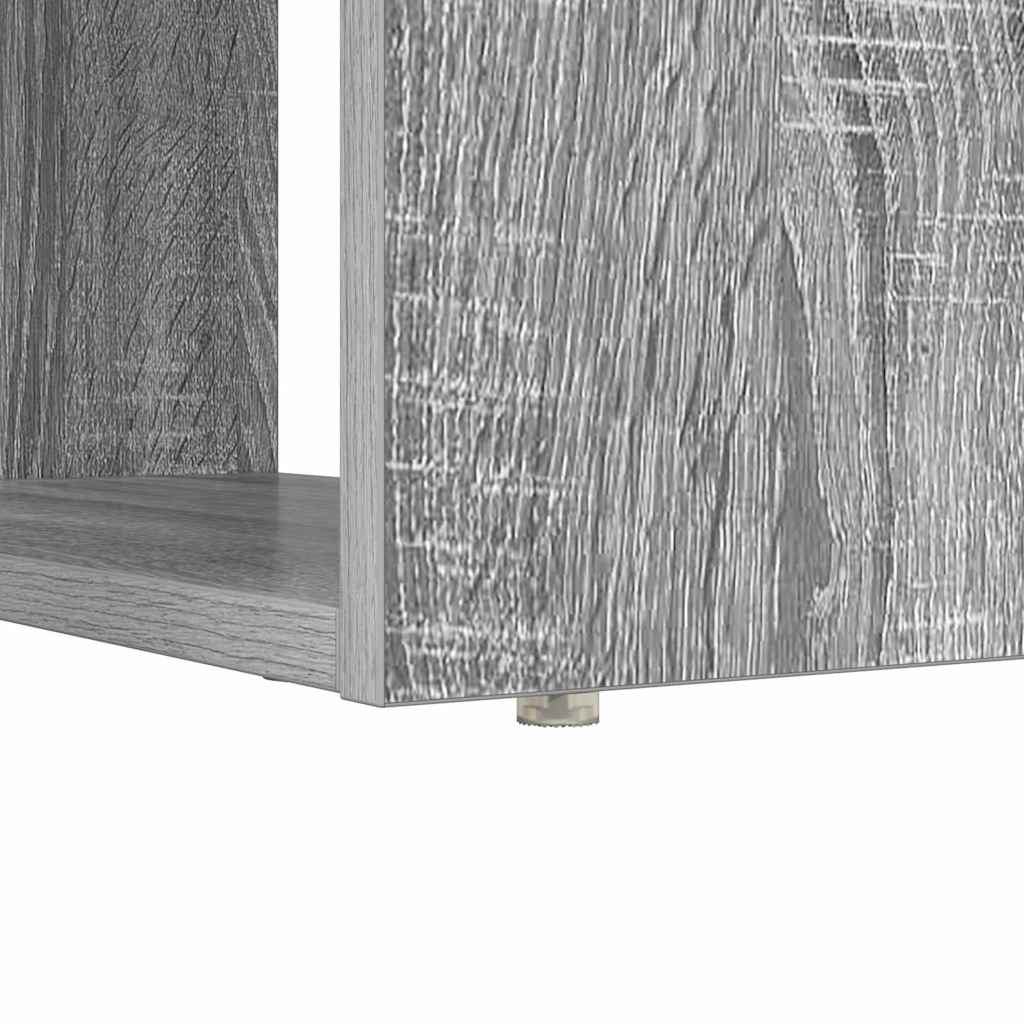 Stol s policom Siva Sonoma 113 x 54 x 120 cm Konstruirano drvo