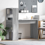 Stol s policom Siva Sonoma 113 x 54 x 120 cm Konstruirano drvo