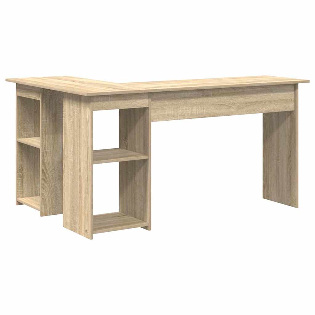 Stol s policom Sonoma hrast 142 x 102 x 73 cm Konstruirano drvo
