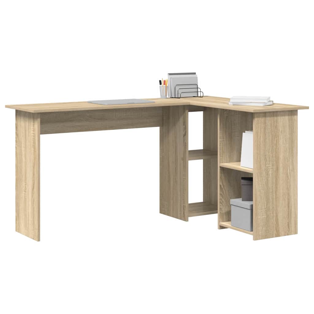 Stol s policom Sonoma hrast 142 x 102 x 73 cm Konstruirano drvo