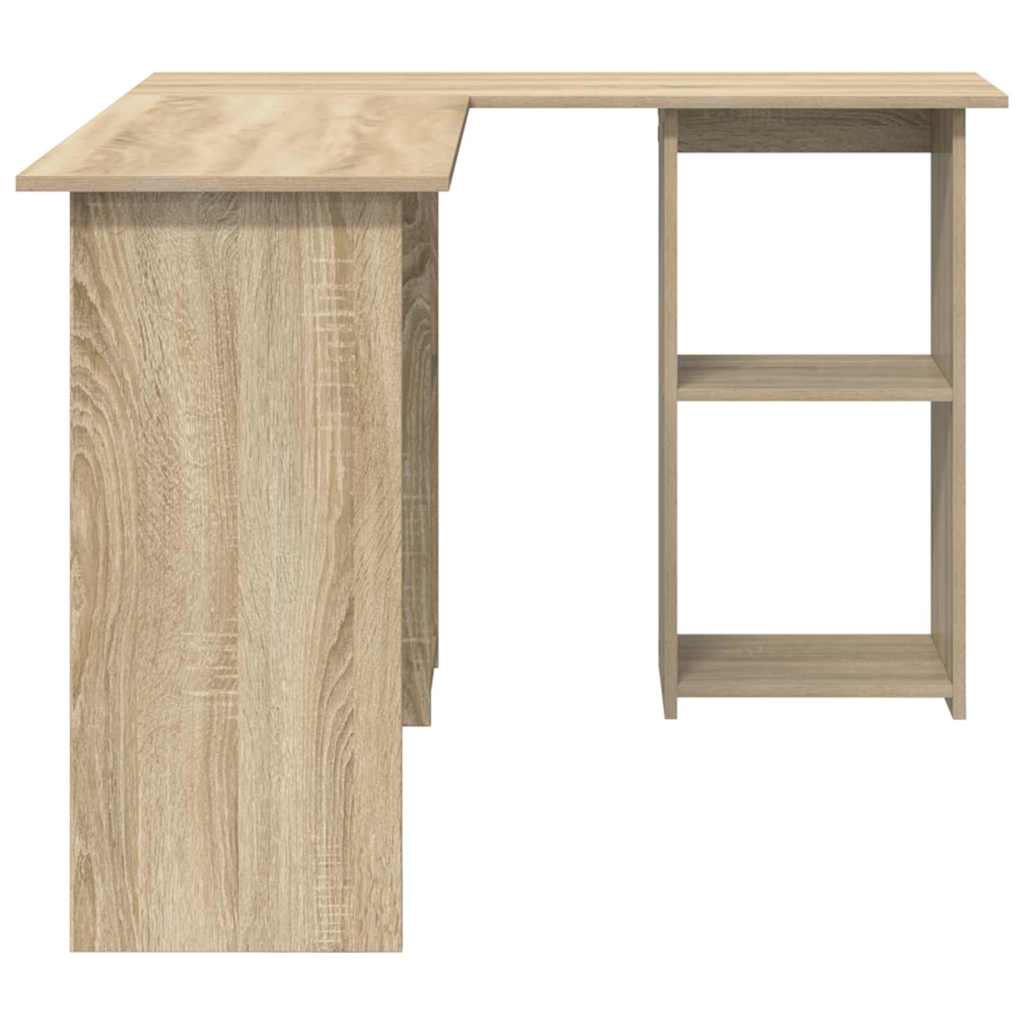Stol s policom Sonoma hrast 142 x 102 x 73 cm Konstruirano drvo
