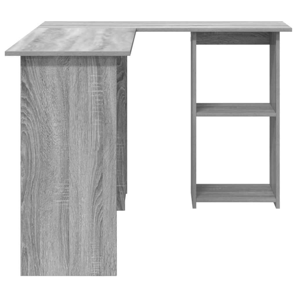 Stol s policom Siva Sonoma 142 x 102 x 73 cm Konstruirano drvo