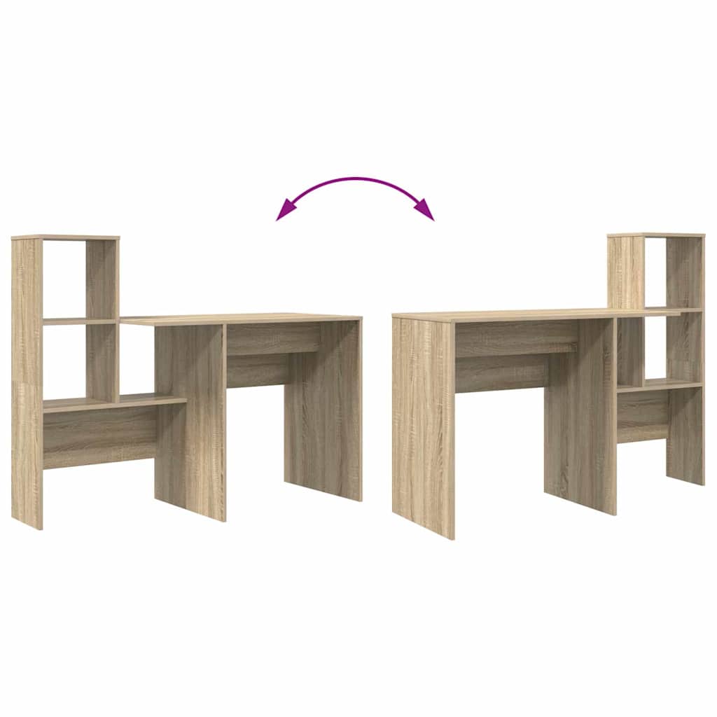 Stol Sonoma hrast 131,5 x 50 x 106,5 cm Konstruirano drvo