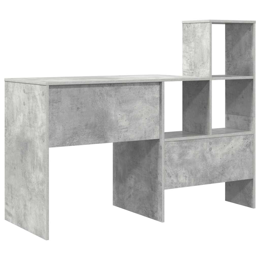 Stol Betonski sivi 131,5 x 50 x 106,5 cm Konstruirano drvo
