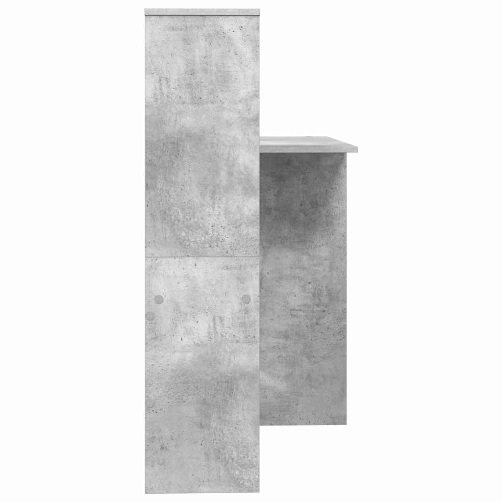 Stol Betonski sivi 131,5 x 50 x 106,5 cm Konstruirano drvo