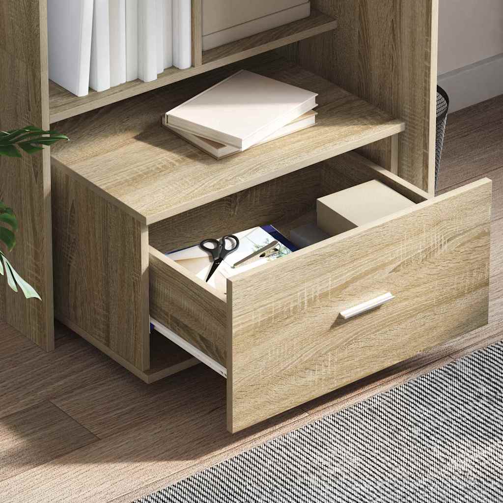 Ormar s ladicama s kotačem Sonoma hrast 55 x 45 x 31 cm