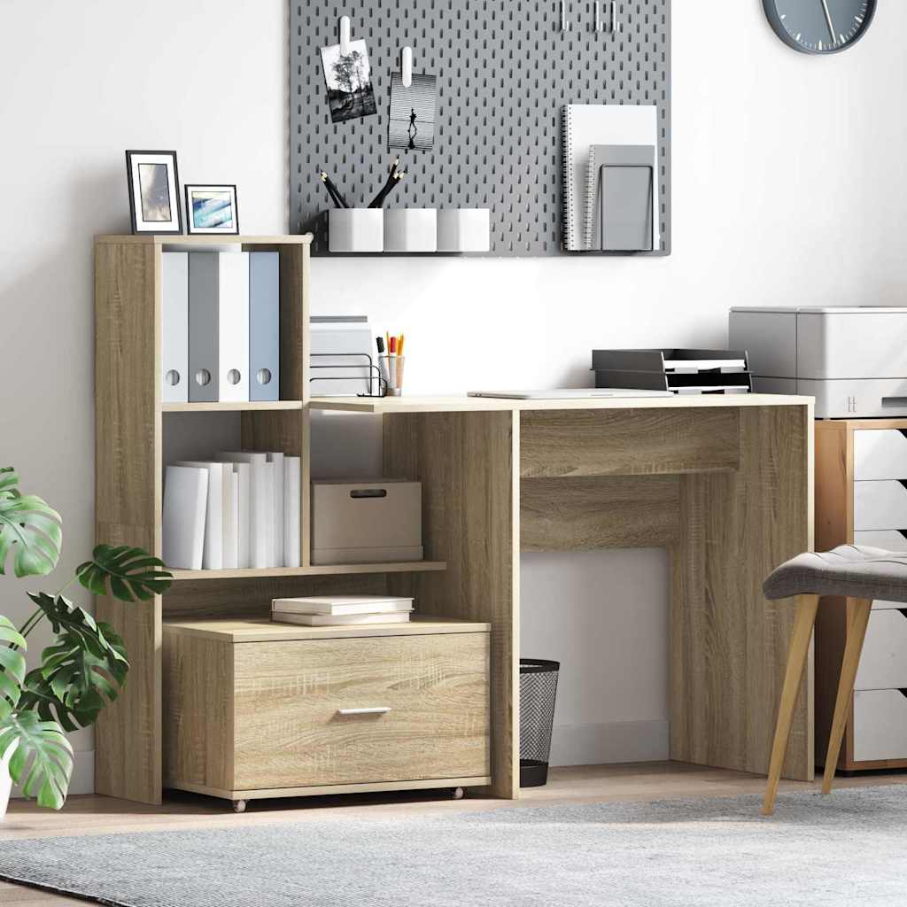 Ormar s ladicama s kotačem Sonoma hrast 55 x 45 x 31 cm