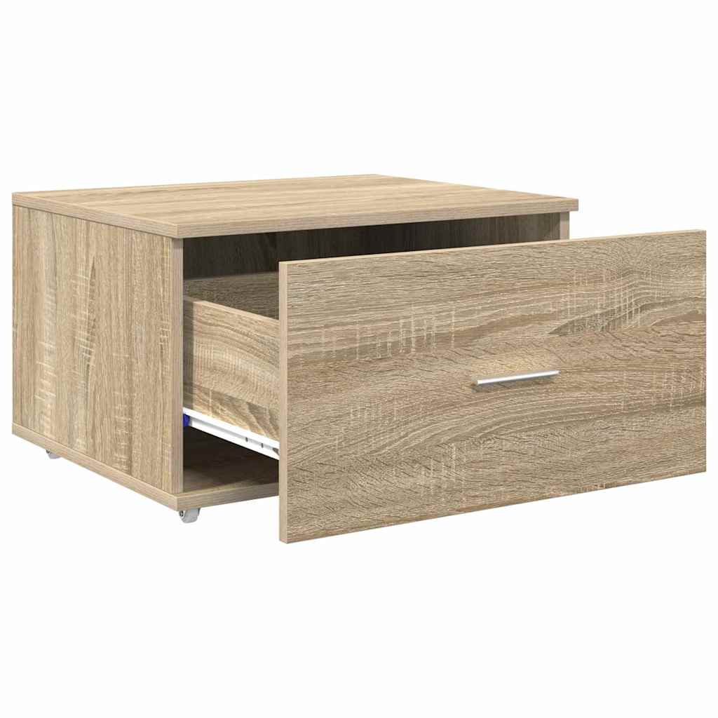 Ormar s ladicama s kotačem Sonoma hrast 55 x 45 x 31 cm