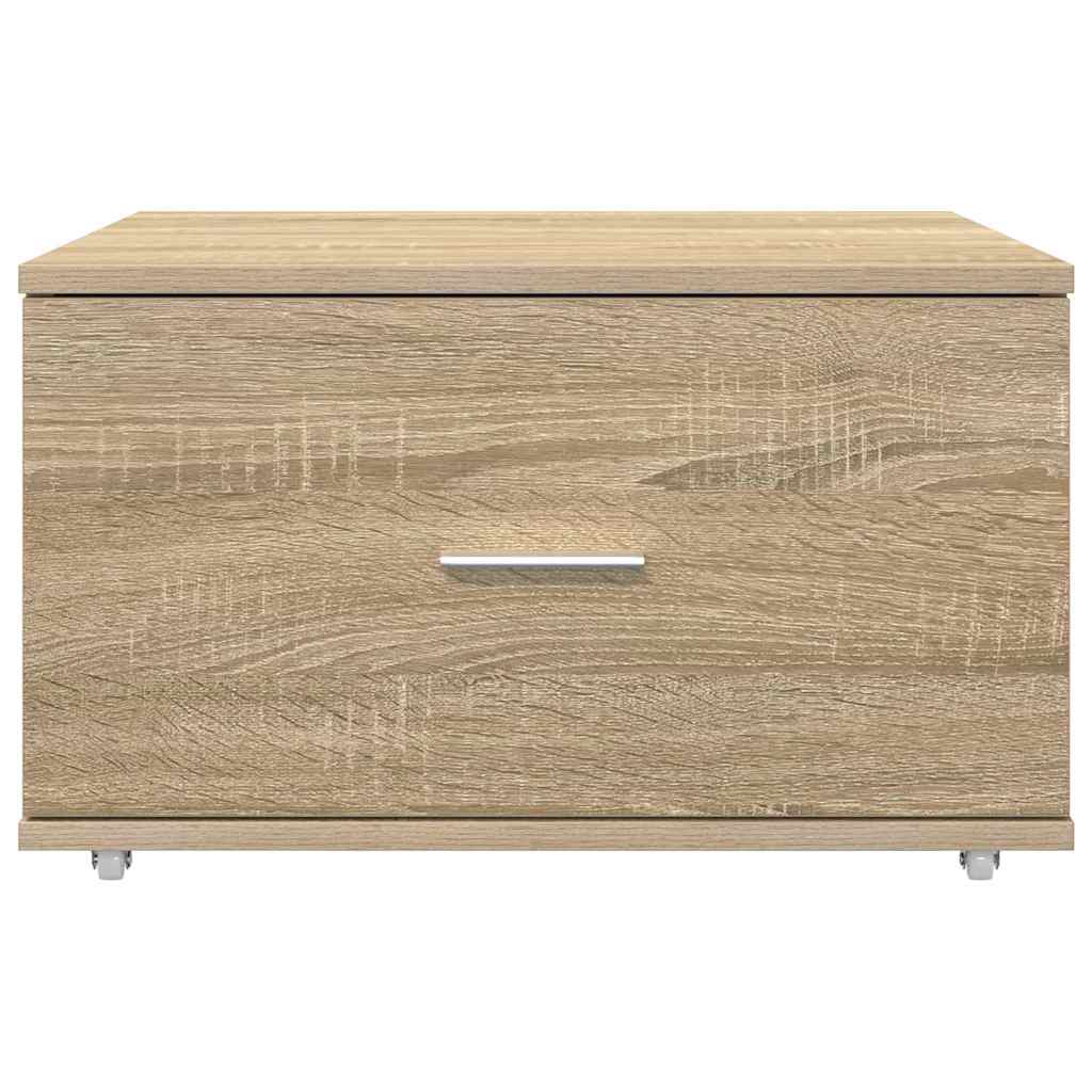 Ormar s ladicama s kotačem Sonoma hrast 55 x 45 x 31 cm